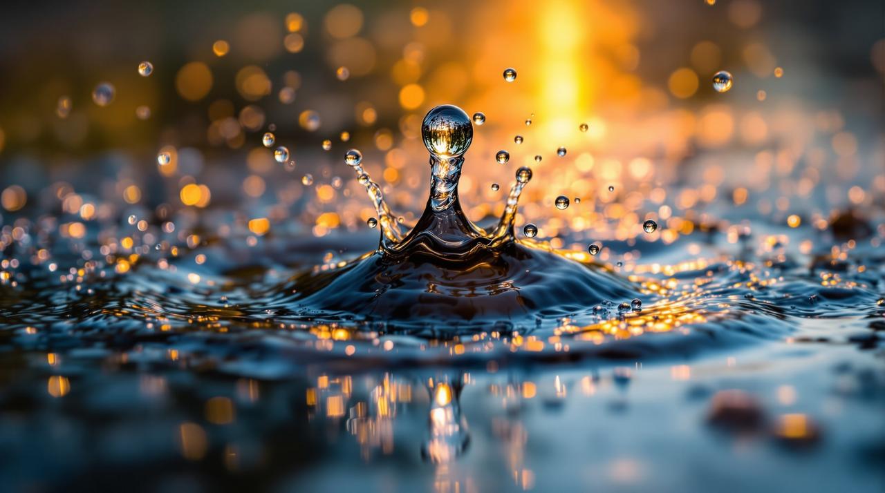 雨天水坑 · 慢镜头之美 雨天水坑 · 慢镜头之美